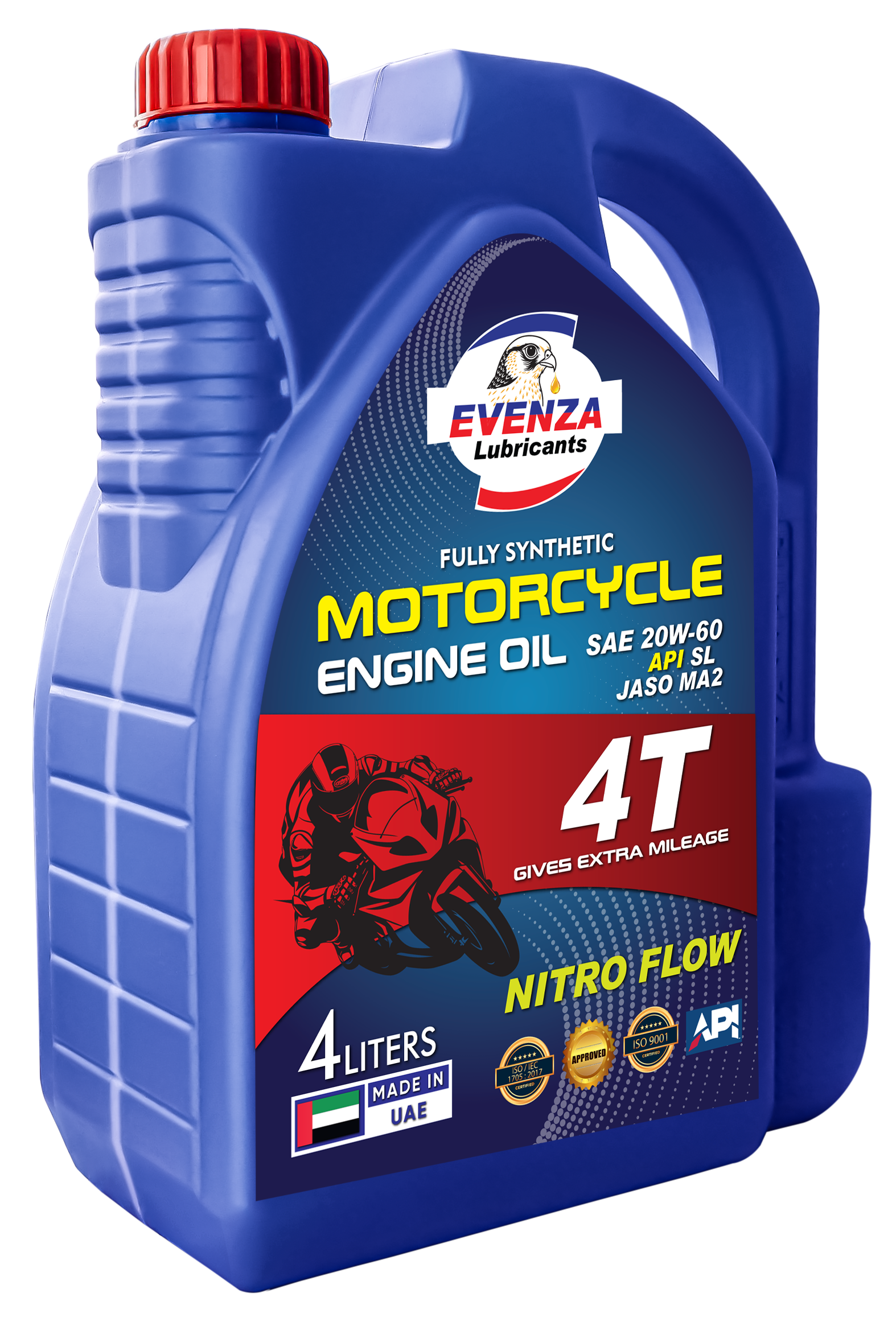 Fully Synthetic Motorcycle Engine Oil SAE 20W-60